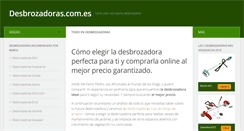 Desktop Screenshot of desbrozadoras.com.es