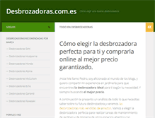 Tablet Screenshot of desbrozadoras.com.es